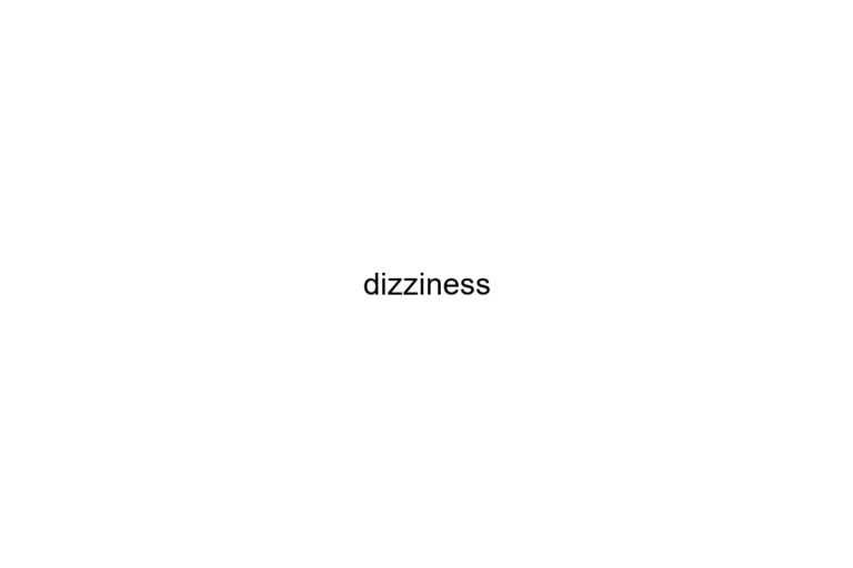 dizziness