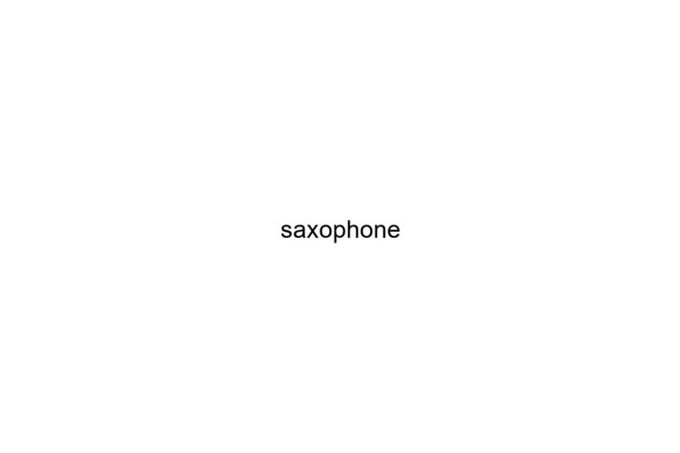saxophone