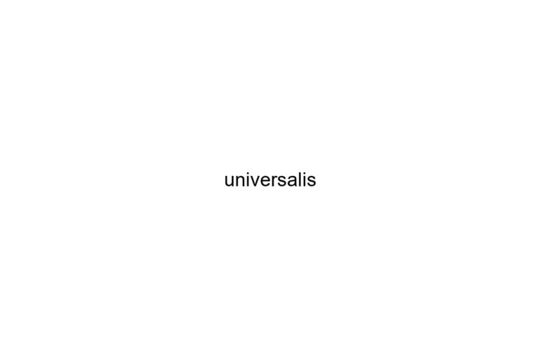 universalis