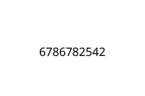 6786782542