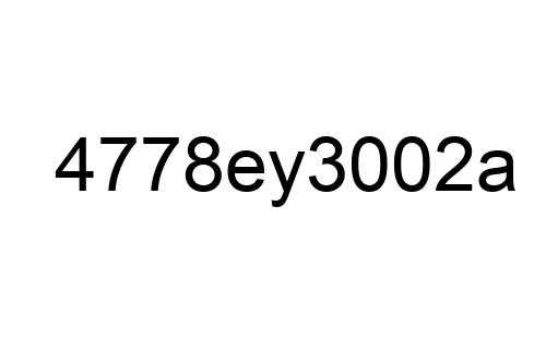 4778ey3002a