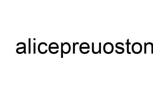 alicepreuoston's
