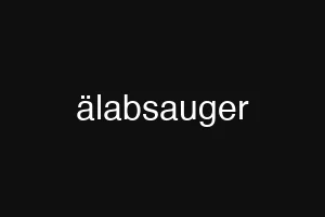 älabsauger
